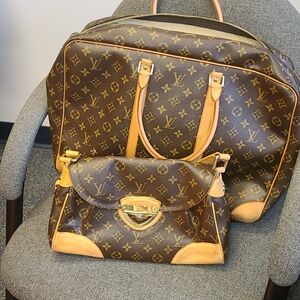 Louis Vuitton purse and tote